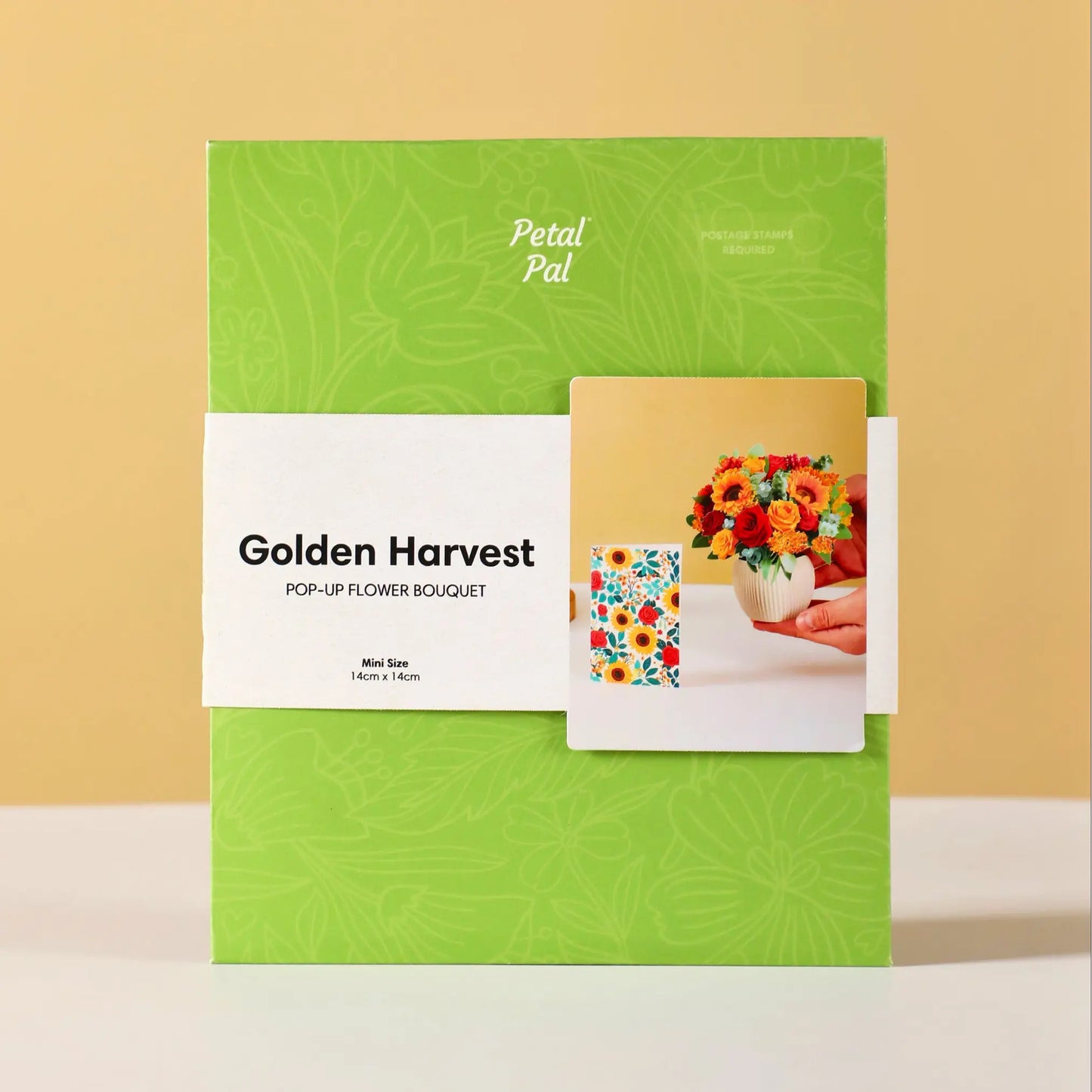 Mini Golden Harvest Pop-Up Bouquet PetalPal
