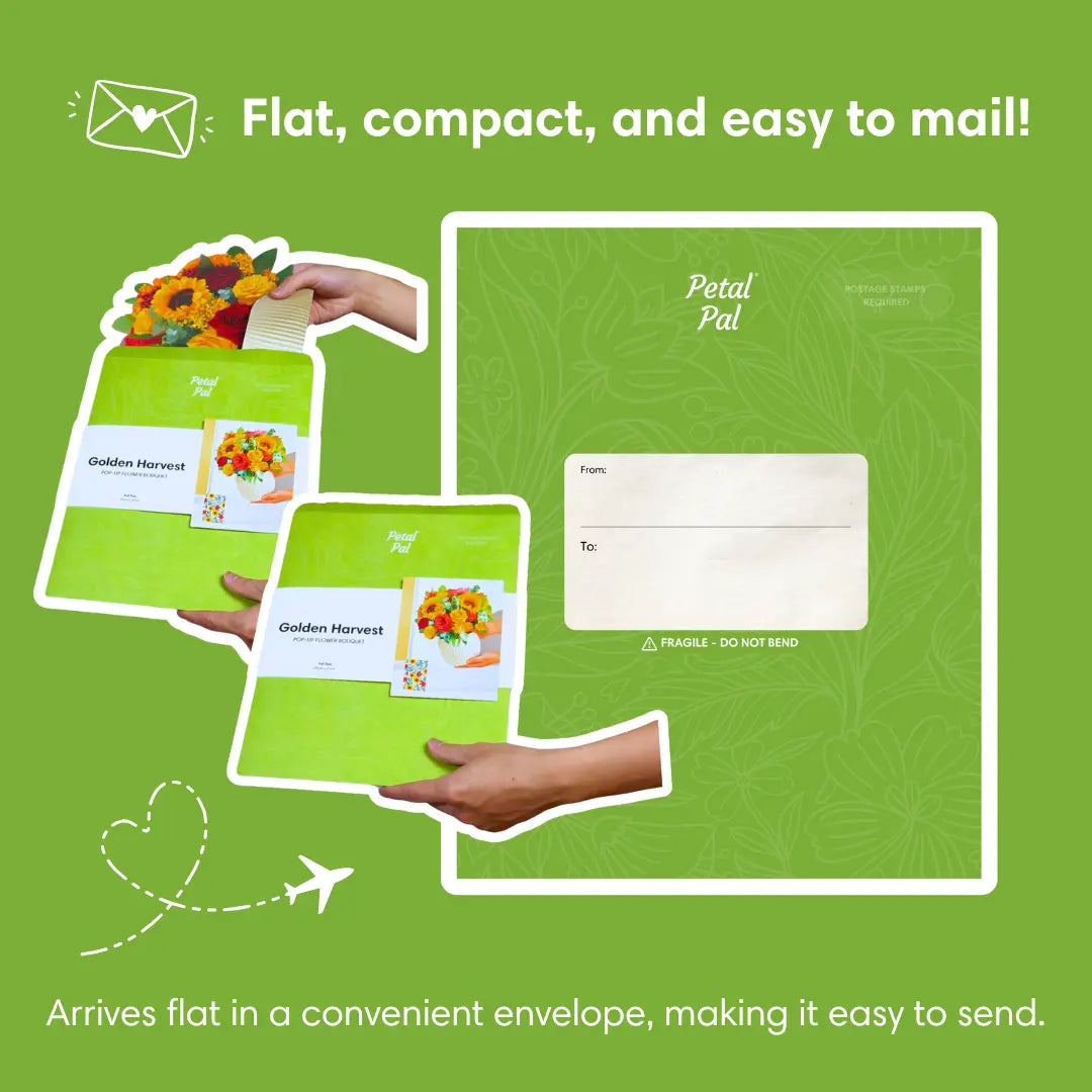 Golden-Harvest-paper-pop-up-bouquet-of-roses-and-sunflowers-—-PetalPal