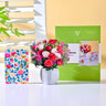 Mini Rosy Radiance Pop-Up Bouquet