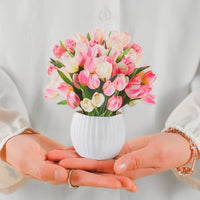 Mini-Tulip-Kisses-small-paper-pop-up-bouquet-of-pink-and-cream-tulips-—-PetalPal