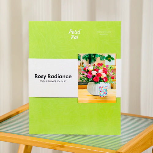 Rosy Radiance Pop-Up Bouquet