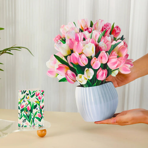 Tulip Kisses Pop-Up Bouquet